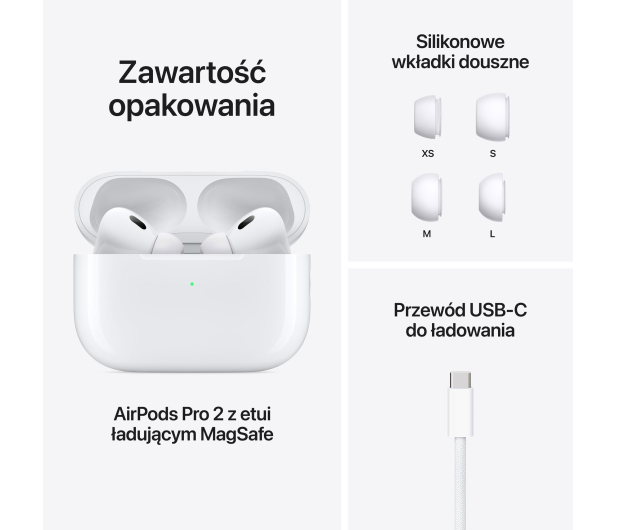 APPLE Airpods Pro 2. generacji (USB-C) - 1180227 - zdjęcie 8